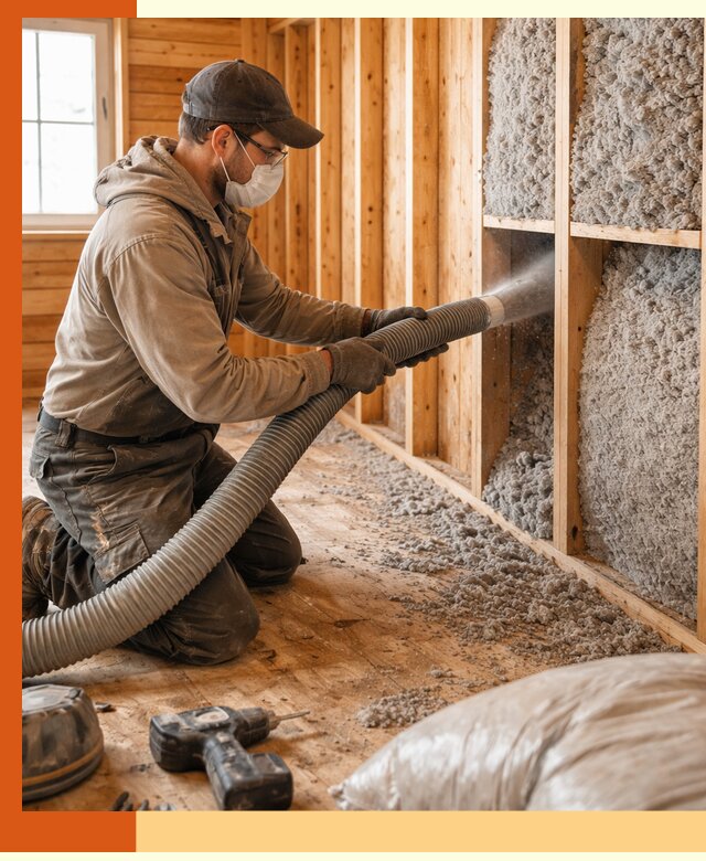 Утепление дачного дома эковатой в Благовещенске — быстро и надёжно