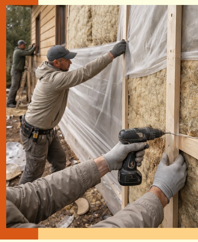 Утепление дома из бруса в Благовещенске качественно и долговечно