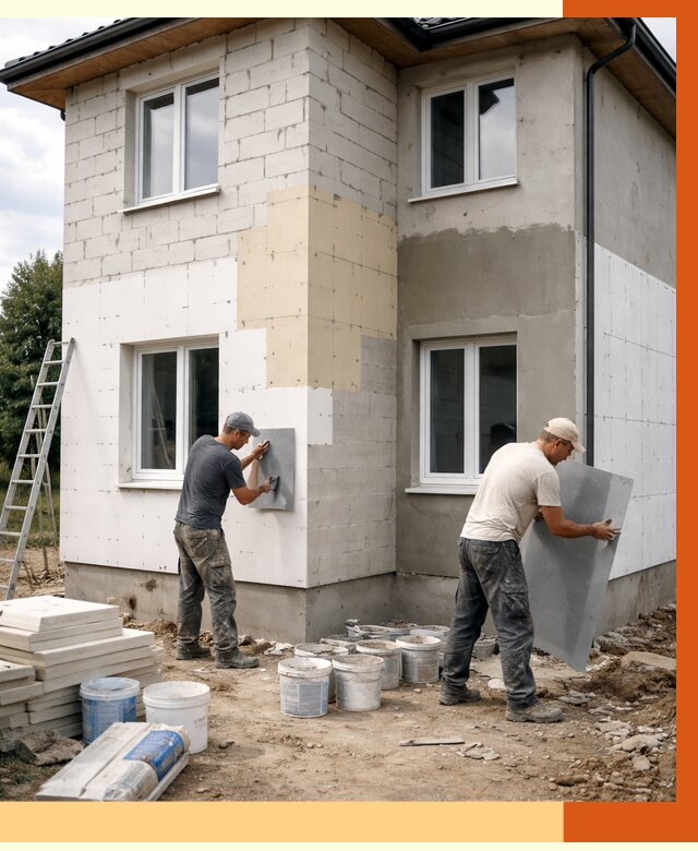 Утепление дома из газобетона в Благовещенске от 4362 руб./м² — заказать у ТепломастерБгв