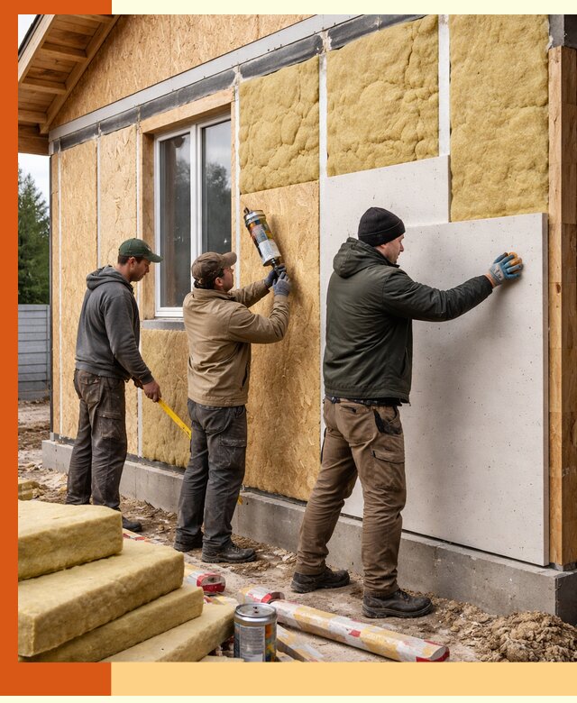 Профессиональное утепление дома из SIP-панелей в Благовещенске