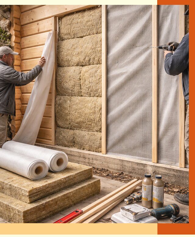 Утепление дома из минибруса в Благовещенске от 4674 руб/м2 — заказать профессионально | ТепломастерБгв