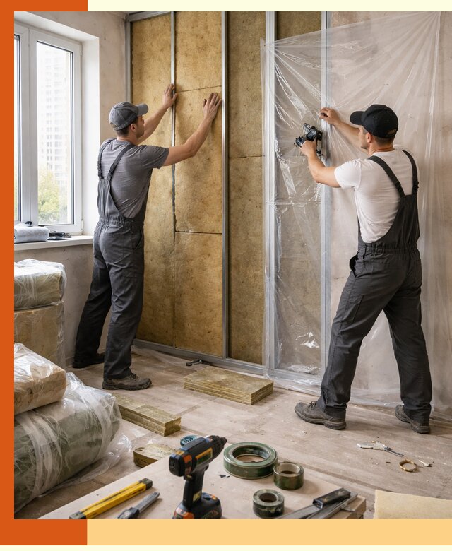 Утепление квартиры изнутри профессионально в Благовещенске