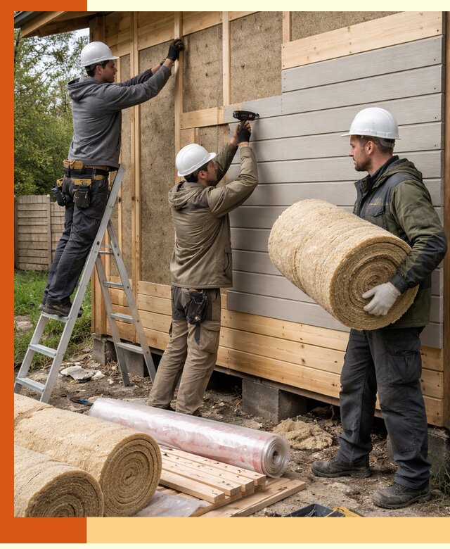 Утепление бани снаружи в Благовещенске профессионально и надежно