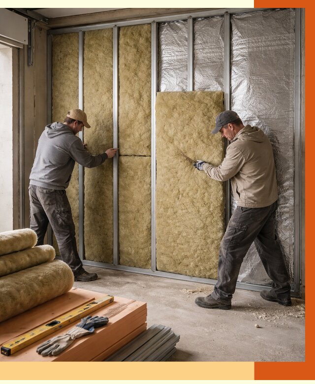 Утепление гаража изнутри в Благовещенске от 7790 руб/м2 — работы и цена | ТепломастерБгв