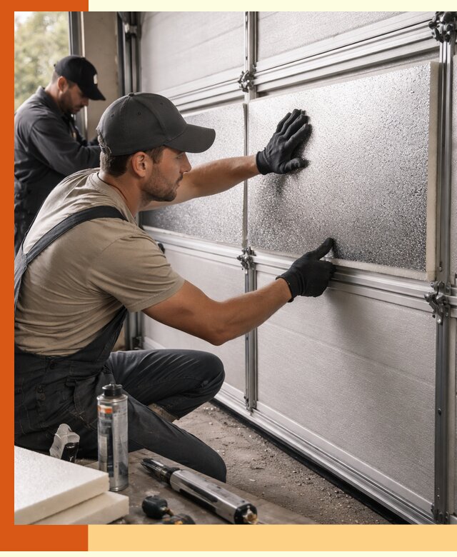 Утепление гаражных ворот в Благовещенске качественно и надежно