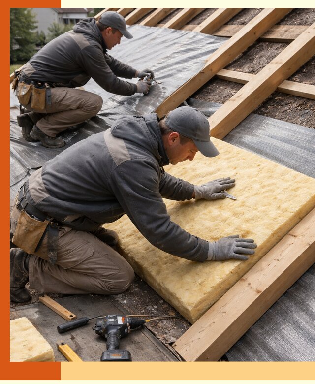 Профессиональное утепление крыши в Благовещенске качественно и надежно