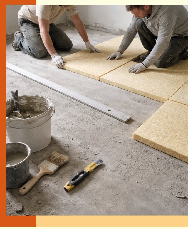 Утепление бетонного пола в Благовещенске профессионально и недорого