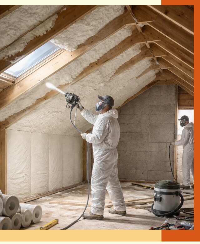 Утепление мансарды ППУ в Благовещенске от 2856 руб./м² — заказать под ключ | ТепломастерБгв