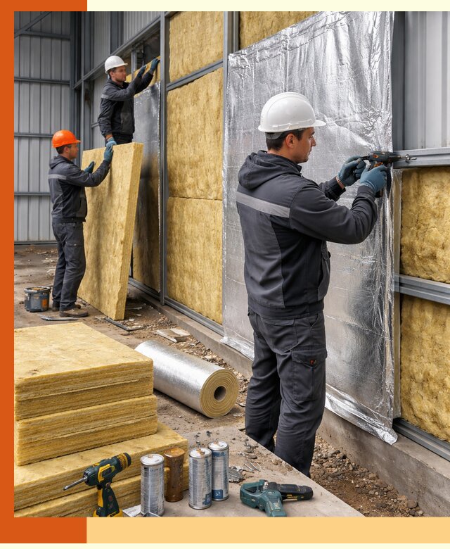 Утепление металлического ангара профессионально в Благовещенске