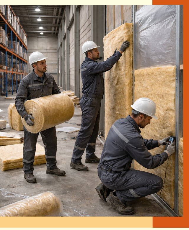 Утепление логистического центра в Благовещенске от 4674 руб/м² под ключ | ТепломастерБгв