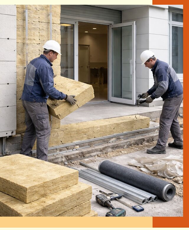 Утепление медицинского центра в Благовещенске под ключ от 12983 руб./м² | ТепломастерБгв