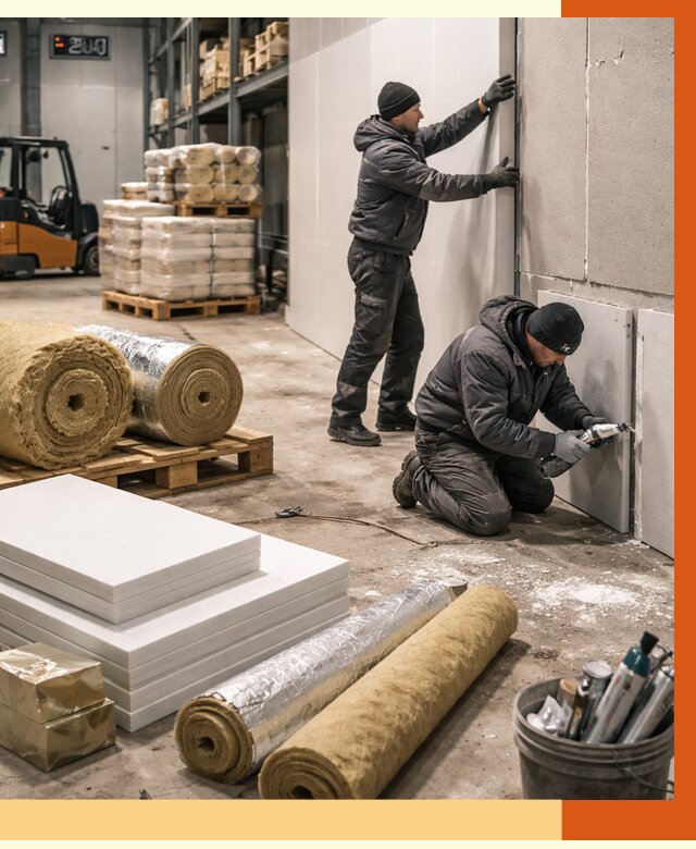 Утепление холодного склада в Благовещенске от 8828 руб/м2 — комплексное под ключ | ТепломастерБгв