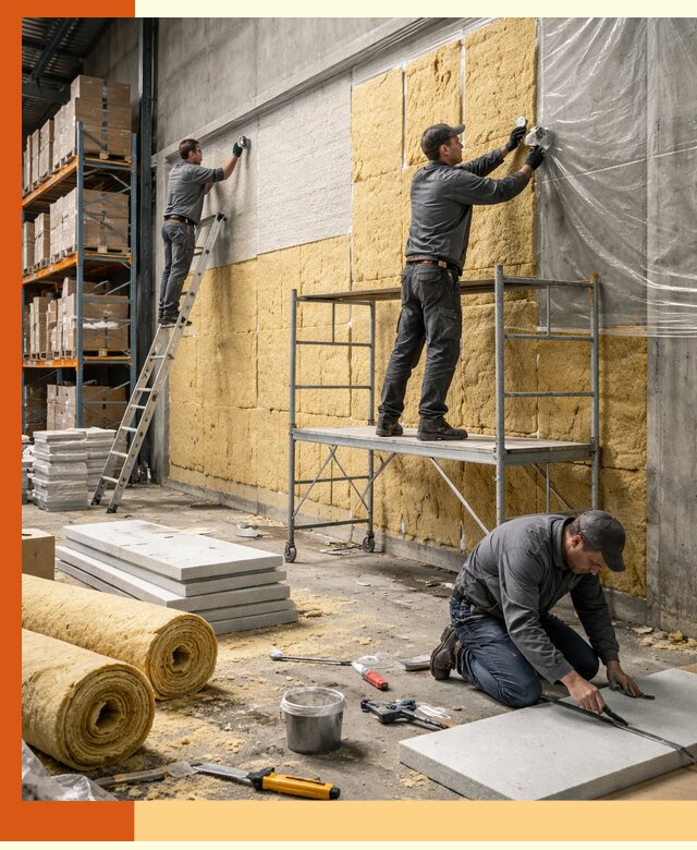 Утепление холодного склада под ключ в Благовещенске