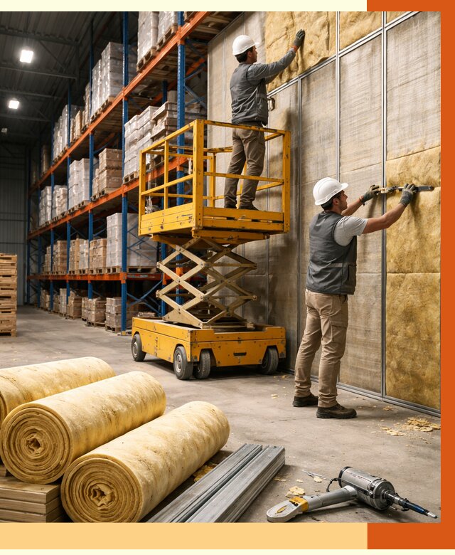 Утепление торгового склада в Благовещенске от 3324 руб/м2 — комплексно и под ключ | ТепломастерБгв