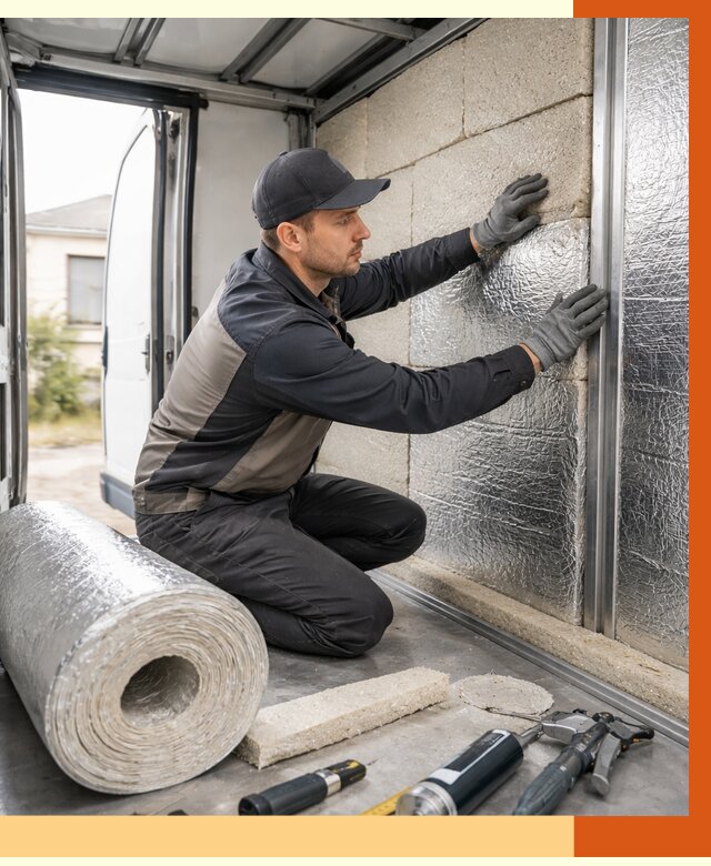 Утепление фургона рефрижератора в Благовещенске от 12983 руб./м² под ключ | ТепломастерБгв