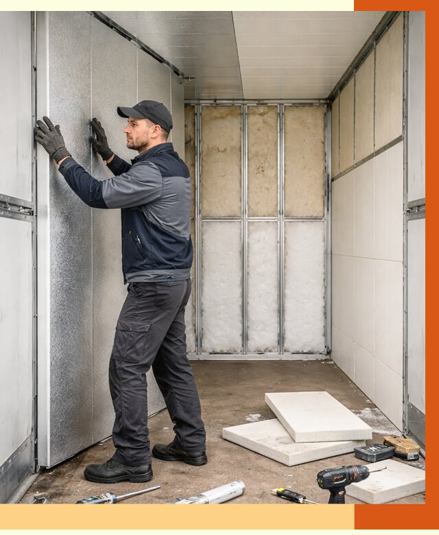 Утепление холодильного кузова в Благовещенске от 14021 руб. под ключ | ТепломастерБгв