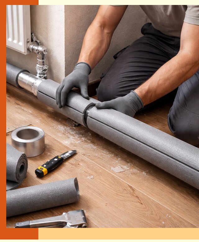 Утепление труб отопления в Благовещенске: теплоизоляция и защита сети