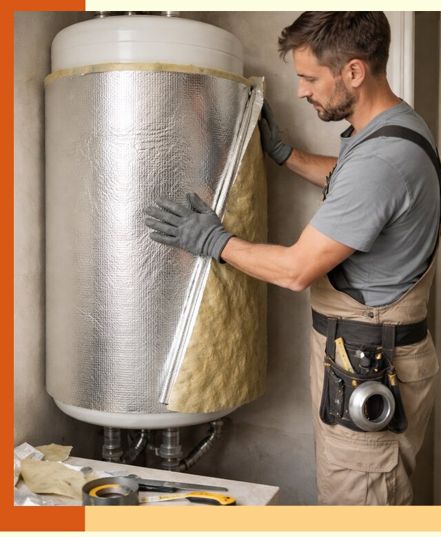 Утепление бойлера в Благовещенске для снижения теплопотерь и экономии энергии