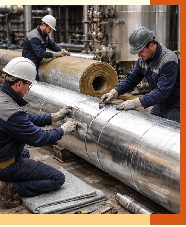 Утепление технологического оборудования в Благовещенске от 4362 руб. за м2 | ТепломастерБгв