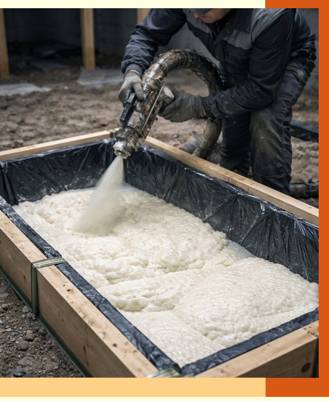 Заливка ППУ в формы в Благовещенске от 2597 руб. — утепление форм под ключ | ТепломастерБгв