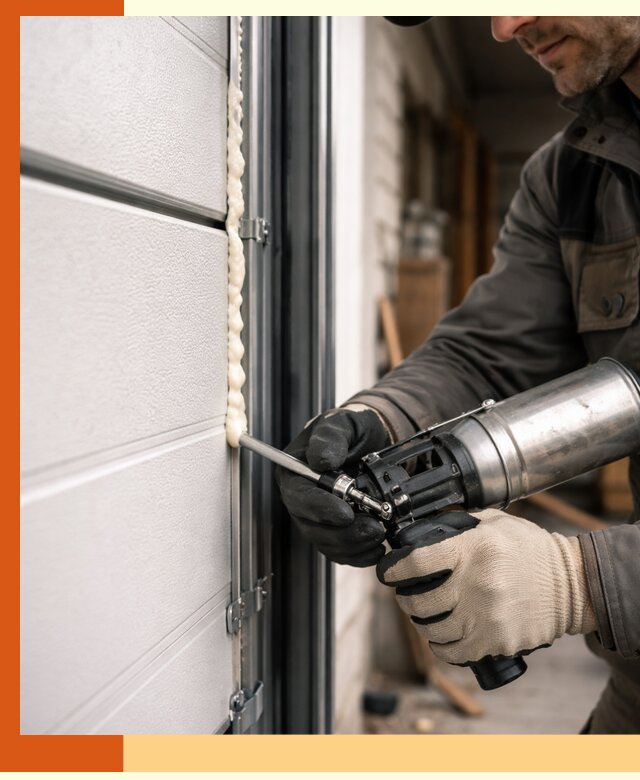 Заполнение пустот ворот в Благовещенске профессионально и герметично