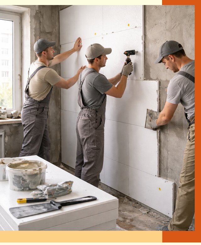 Утепление пенопластом домов и стен в Благовещенске от 1921 руб. — ТепломастерБгв