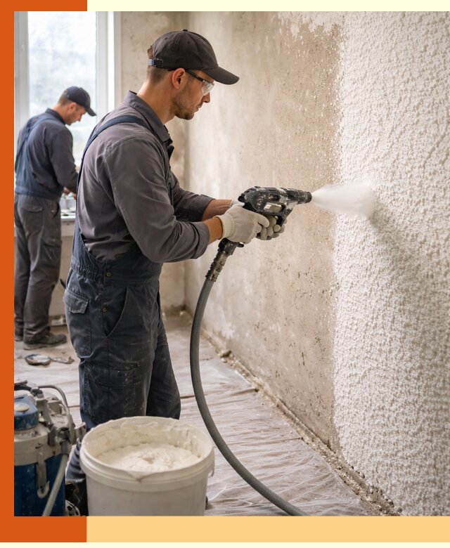 Утепление стен жидкой теплоизоляцией в Благовещенске для квартир и домов