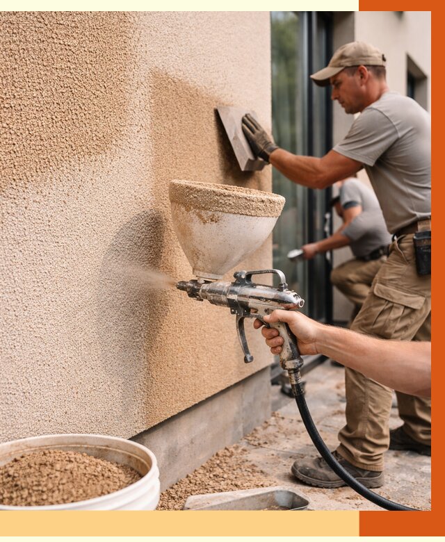 Утепление фасада жидкой пробкой в Благовещенске от 4985 руб./м² под ключ | ТепломастерБгв