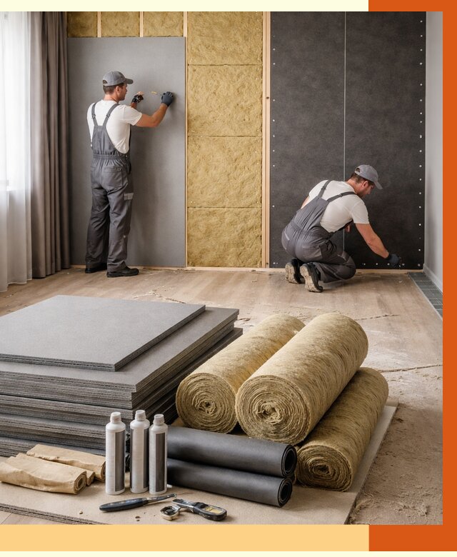 Шумоизоляция дома в Благовещенске от 4674 руб/м2 — комплексная звукоизоляция под ключ | ТепломастерБгв