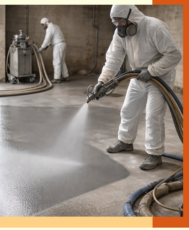 Гидроизоляция полимочевиной в Благовещенске от 8828 руб/м² — напыление полимерной гидроизоляции | ТепломастерБгв