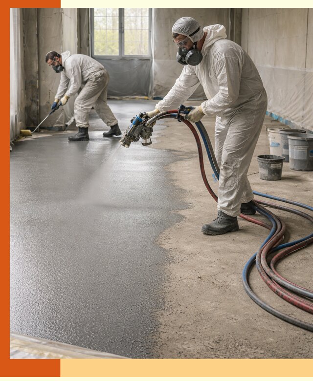 Гидроизоляция полимочевиной полов и конструкций в Благовещенске