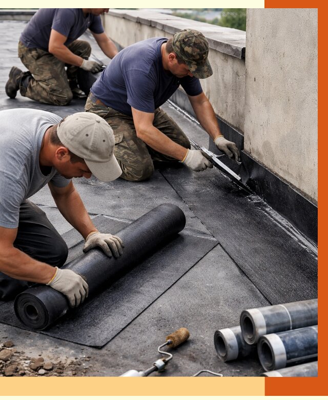 Гидроизоляция кровли в Благовещенске от 4674 руб. — профессиональная гидроизоляция крыши | ТепломастерБгв