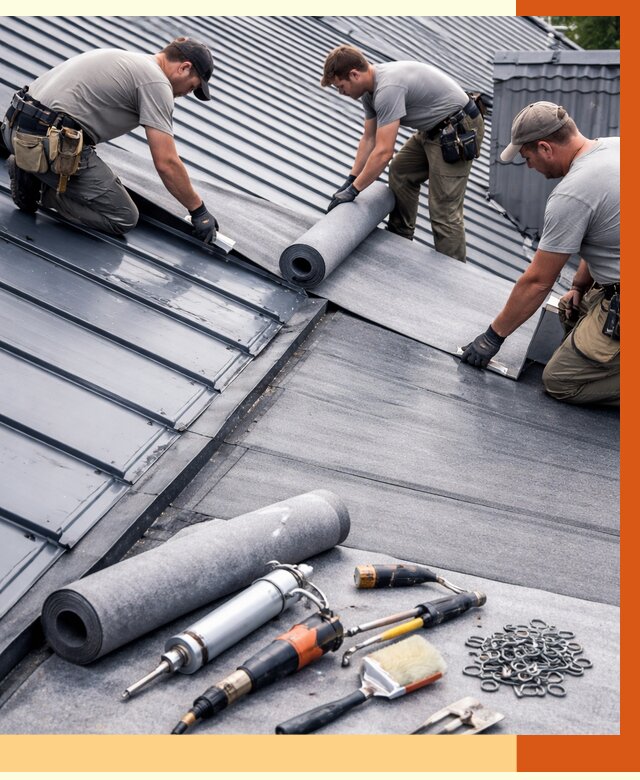 Гидроизоляция металлической кровли полимочевиной в Благовещенске от 8828 руб. | ТепломастерБгв