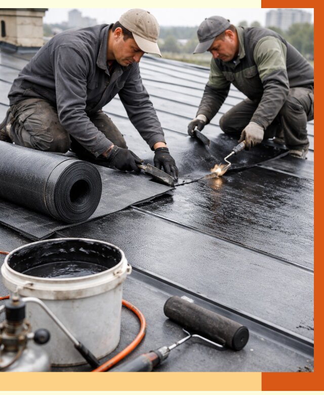 Гидроизоляция фальцевой кровли в Благовещенске от 7790 руб. под ключ | ТепломастерБгв
