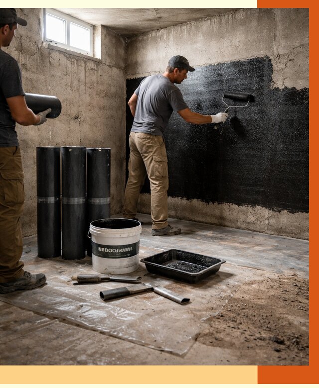 Гидроизоляция подвала в Благовещенске от 3635 руб. под ключ | Профессионально — ТепломастерБгв