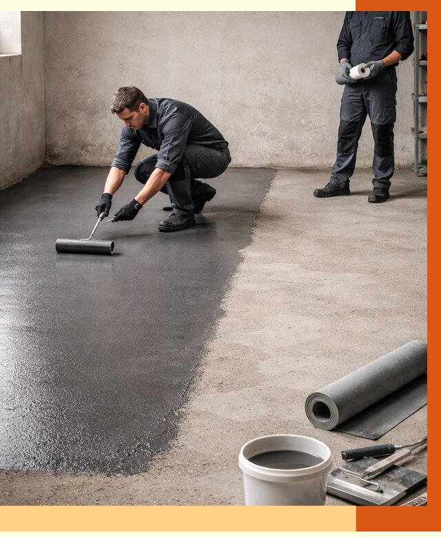 Гидроизоляция гаражного пола в Благовещенске от 3635 руб./м² — ТепломастерБгв профессионально