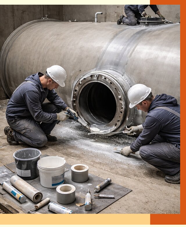 Гидроизоляция резервуара с топливом в Благовещенске от 77895 руб. под ключ | ТепломастерБгв