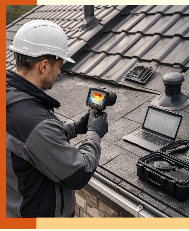 Тепловизионное обследование кровли в Благовещенске для выявления дефектов