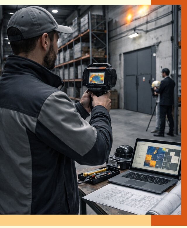 Тепловизионное обследование склада в Благовещенске от 6751 руб. | ТепломастерБгв