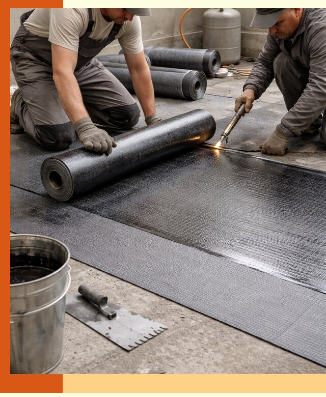 Монтаж гидроизоляционной мембраны в Благовещенске для зданий и конструкций